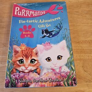 Purrmaids: Fin-tastic Adventures Gift Set featuring books 1–4 Children Books
